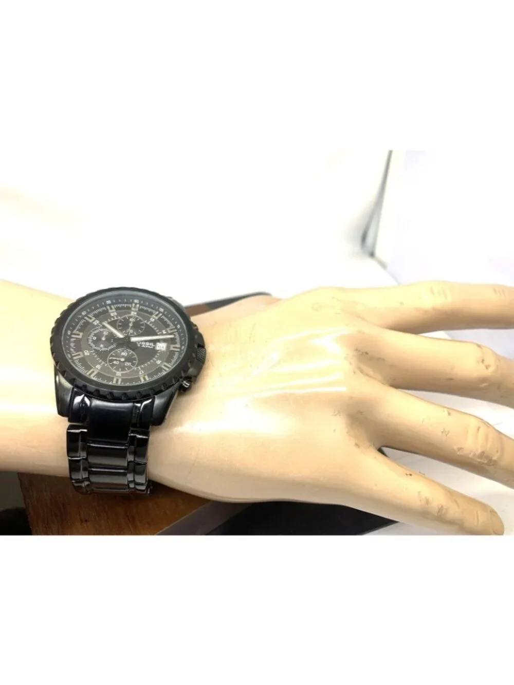 Fossil Men's Watch CH2473 Quartz Chronograph Black Dial Stainless Steel 42mm